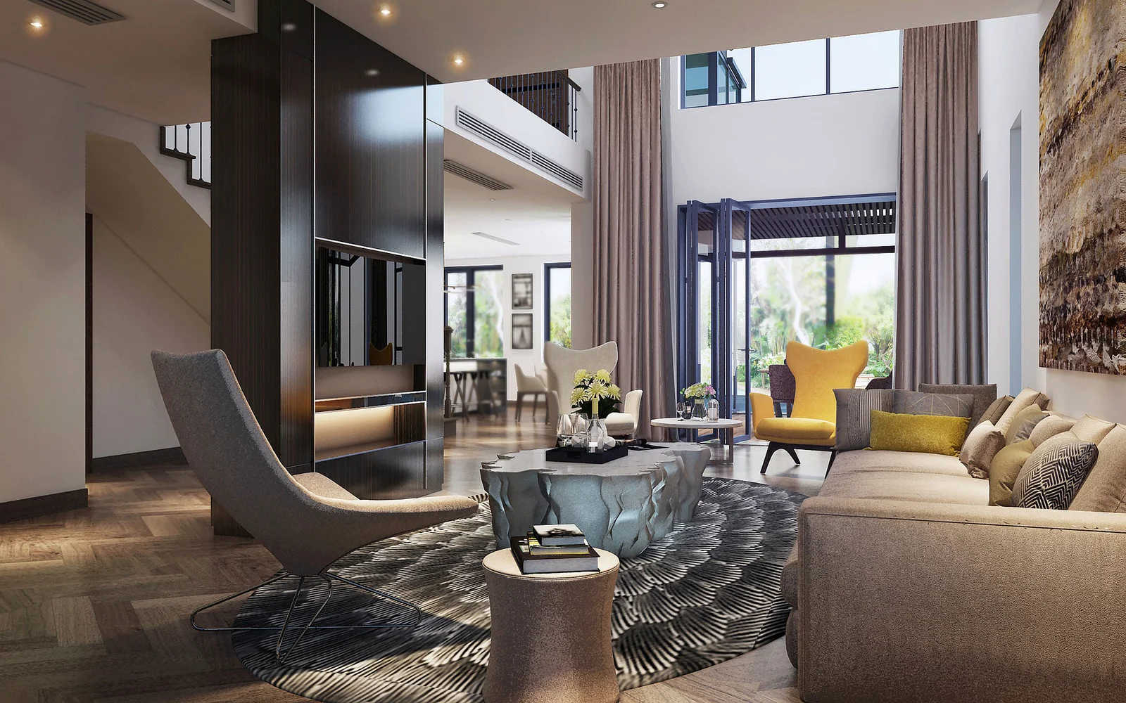 Luxury bathroom interior