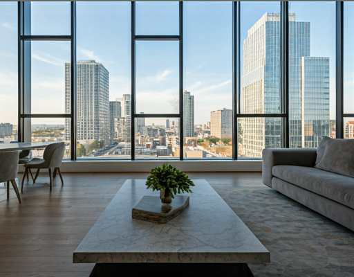Luxury penthouse interior